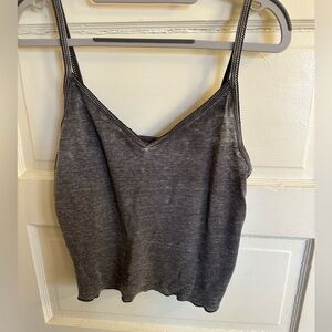 AE cropped spaghetti strap tank. Size XL